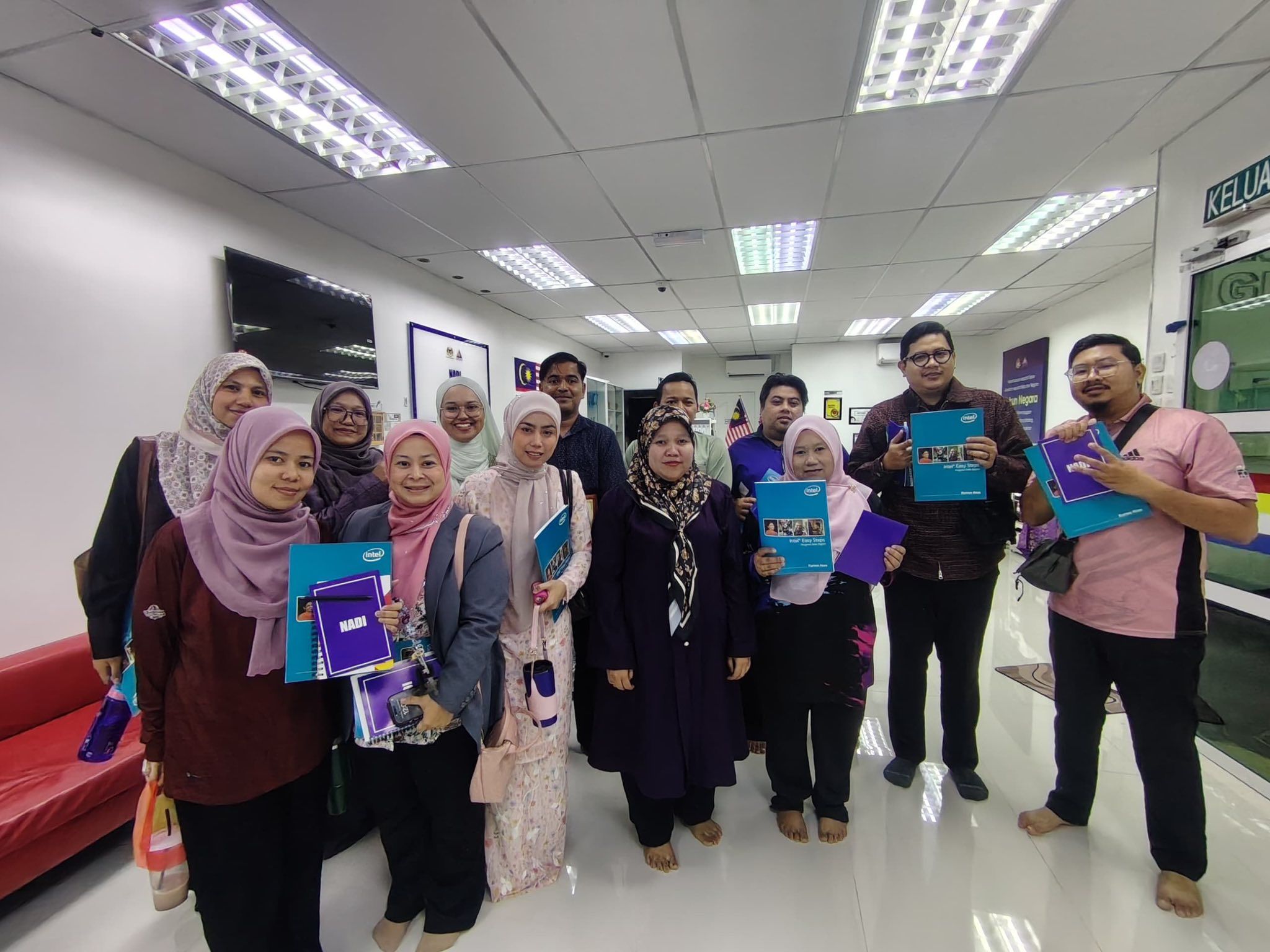 Kursus Asas AI Digital Dan Microsoft Majlis Daerah Gerik