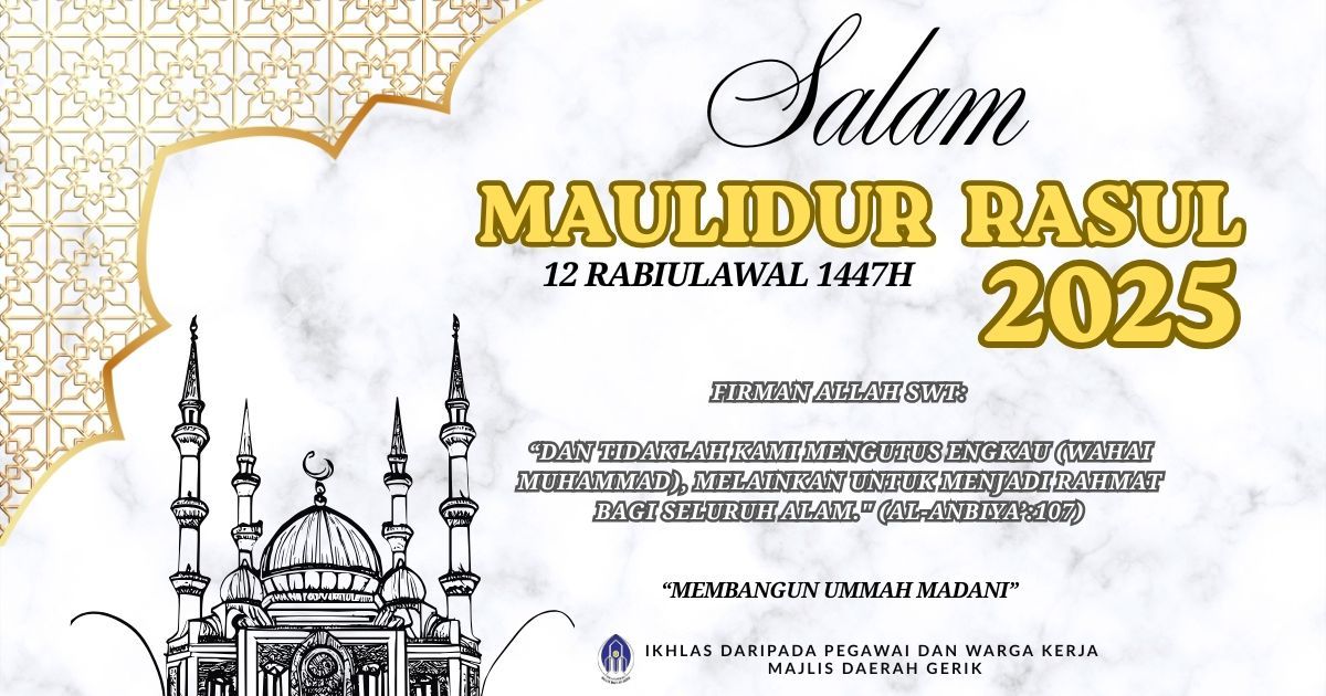 ✨ Salam Maulidur Rasul 1447H / 2025 ✨
